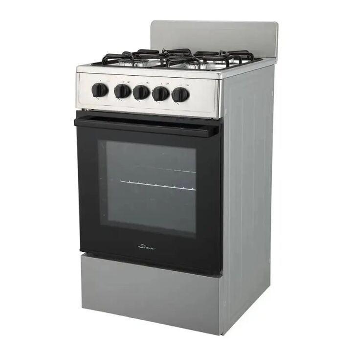 Cocina Siam Multigas 50cm Plata CSI-CN50P - Vista 3