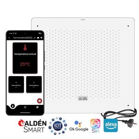 Calefactor Caldén Eléctrico Smart Extra Chato 1000W