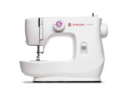 MAQUINA DE COSER SINGER M-1605C 6 DISEÑOS DE PUNTADAS,RECTA Y ZIG-ZAG