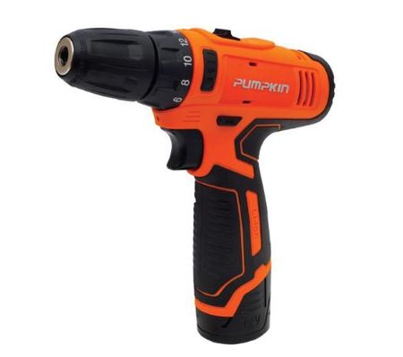 Taladro Atornillador Inalambrico 12v 10mm V, V 50214 Pumpkin