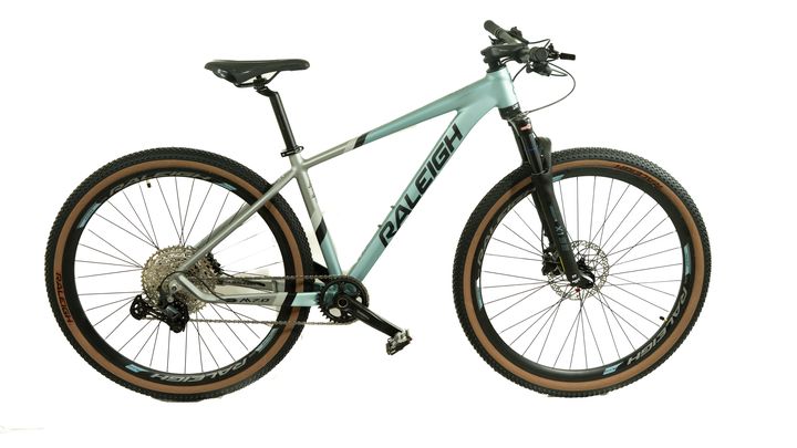 Bicicleta Raleigh Mojave 7.0_Talle: 17"/M _ Celeste/Gris /Cuadro de Aluminio/12Vel Shimano/MonoPlato/ Rodado 29 / Línea 2026. - Vista 1