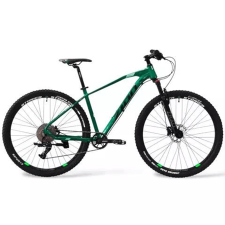 Bicicleta MTB Zion Ovanta Monoplato 10V R29 Verde/Negro Disco Hidr. Talle M