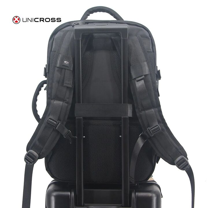 Mochila Travel Negra Unicross Porta Notebook - Vista 7
