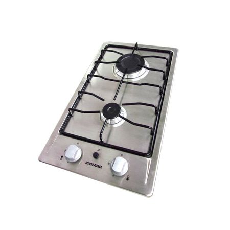 ANAFE DOMEC AX2V MULTIGAS DOS HORNALLAS AC INOX MULTIGAS REJILLA