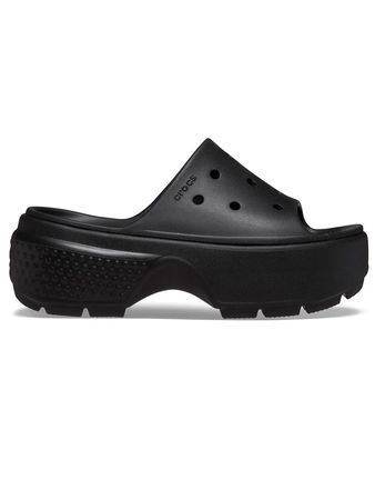 Ojotas Crocs Stomp Unisex Moda Negro