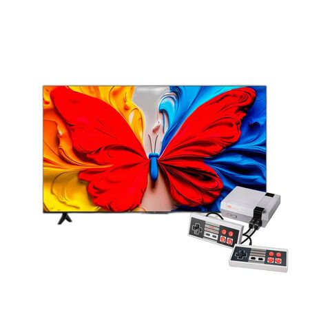 Combo Smart TV TCL 50" QLED Google TV + Consola Retro NES 500 Juegos HDMI