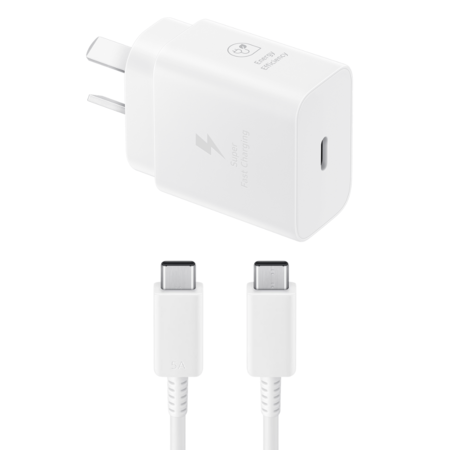 Samsung Cargador Fast Charge 25W Blanco con Cable EP-T2510XWSGAR