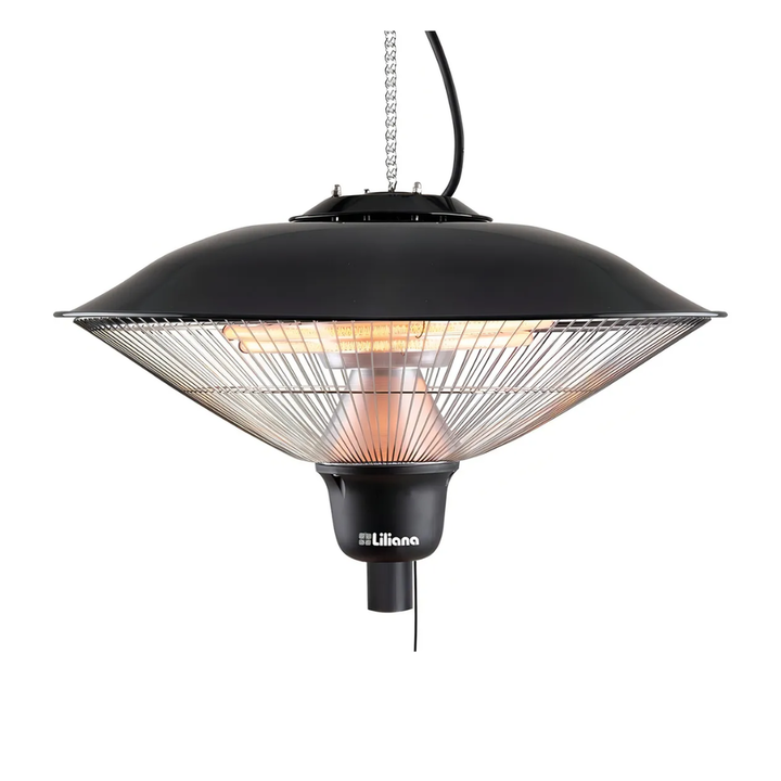 calefactor halógeno techo exterior liliana chtec2000 2000 w color negro - Vista 1
