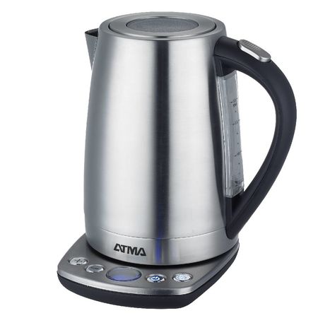 Pava Electrica Digital  1,7L Con Selector de Temperatura Acero Inoxidable Atma PED2508IAP