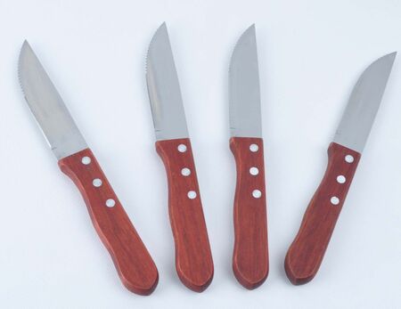 Set De 4 Cuchillos Asado