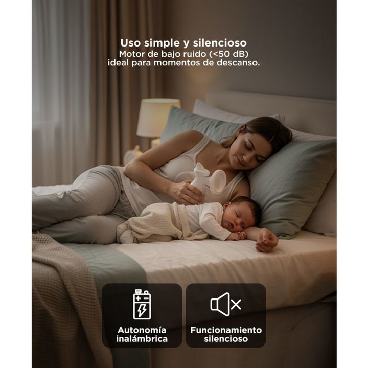 Sacaleches Gadnic Kit Doble Mave Pro D-115 Extractor Automático - Vista 5