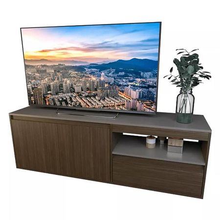 Rack de TV Borgia DS Home Gris Nogal 154x52x36 cm