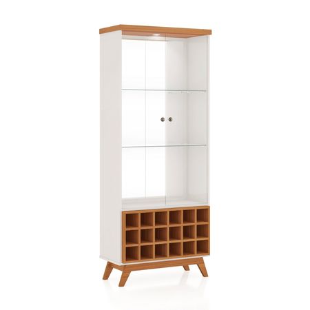 Vajillero Bodega Recibidor Vitrina Espejo Led MDF Mix Match