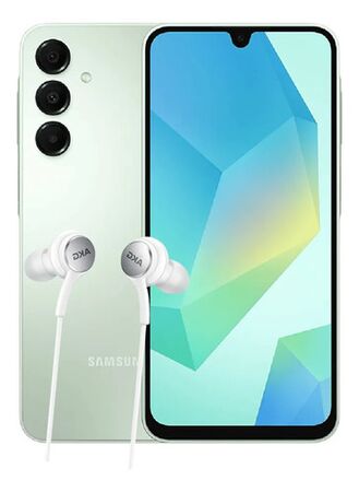 Combo Celular Samsung Galaxy A16 128/4GB Light Green + Auriculares Samsung Type-C White