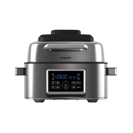 Freidora De Aire Peabody Pe-afg01ix Con Grill 6 Lts 1600w 