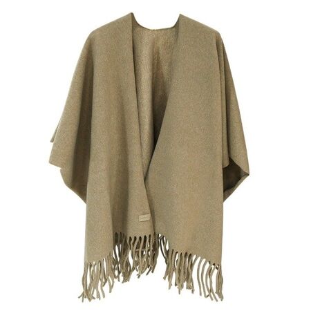 Ruana Poncho Mujer Trendy de Lana Vegana Ultra suave