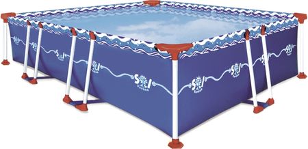 Pileta Estructural Rectangular Sol De Verano De Lona De 4600L