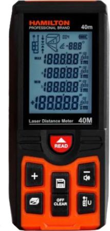 Medidor De Distancia Laser Hamilton Md40 40M