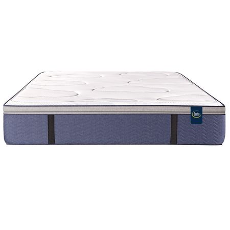 Colchon de Resorte Pocket Serta Pensilvania 2 Plazas 130x 190cm con Pillow Premium de Espuma Inteligente Viscoelastica Tela Tejido de Punto Matelasseado