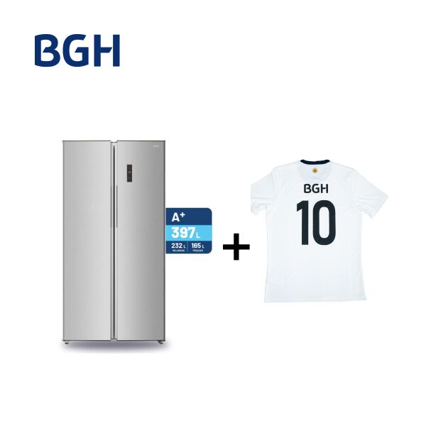 Combo Heladera Inverter 397 Lts + Camiseta BGH adidas Talle M - Vista 2