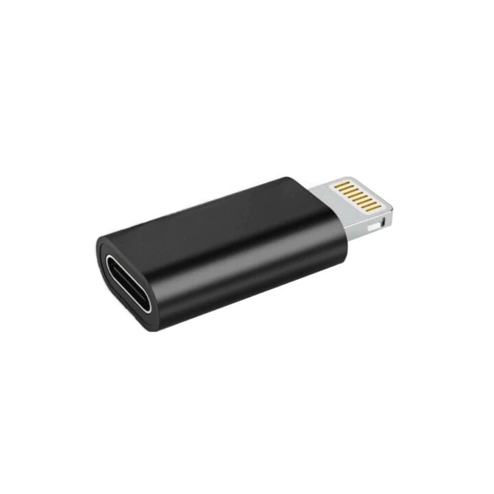 ADAPTADOR INT.CO IPHONE LIGHTINING A TIPO C (C:NEGRO 09-156) - Vista 2