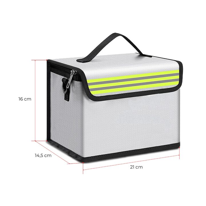 Bolso Ignífugo Para Baterías Litio Lipo Carga Segura EXO - Vista 4