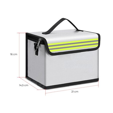 Bolso Ignífugo Para Baterías Litio Lipo Carga Segura EXO