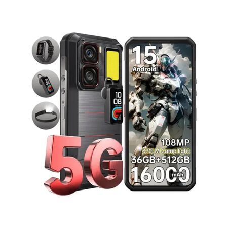 Celular Oukitel 12GB 512GB WP300 Rugged Watch Auricular Desmontable