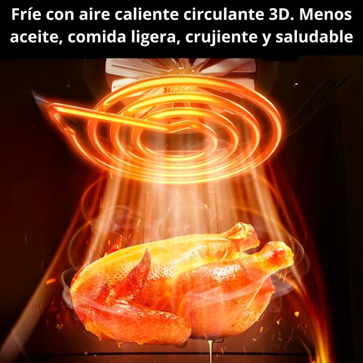 Freidora de Aire Sin Aceite Novohome 8.5L 10 Funciones 1700W - Vista 6