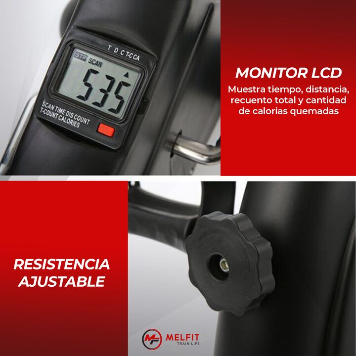 Pedalera Para Ejercicio Bicicleta Fija Rehabilitacion Melfit PX5000 - Vista 3