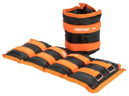 PAR TOBILLERA CON PESO 2 KG PROYEC REFORZADA (PRO000890)