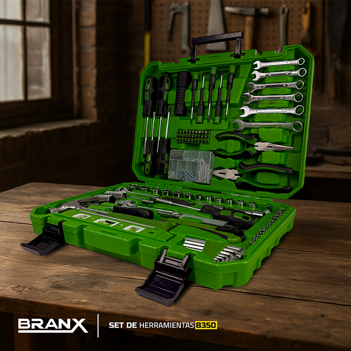 Set De Herramientas Tubos 234 Piezas Branx Crv Maletin - Vista 5