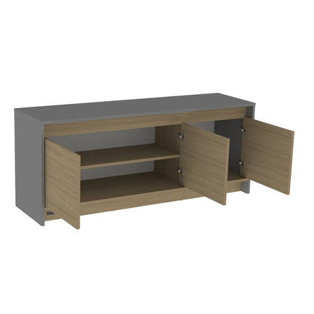 rack tv minimal grafito/avellana 57350 mosconi