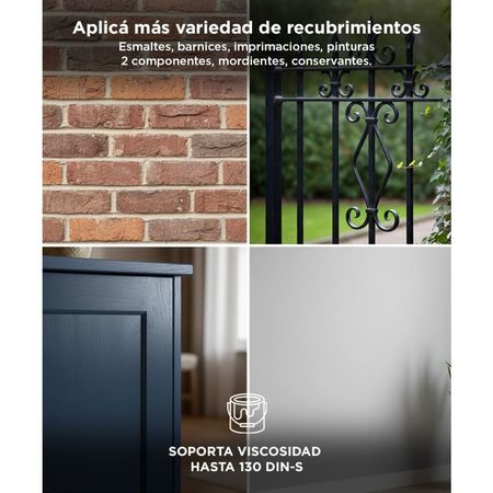 Pistola de Pintura Gadnic PG2000 650w Compresor