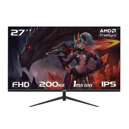 Monitor Gamer Raptor Hawk Eye 27 Frameless IPS FHD 200Hz 1Ms HDMI