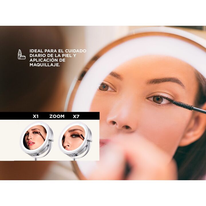 Espejo para Maquillaje Gadnic Led GMD710 7X/1X - Vista 3