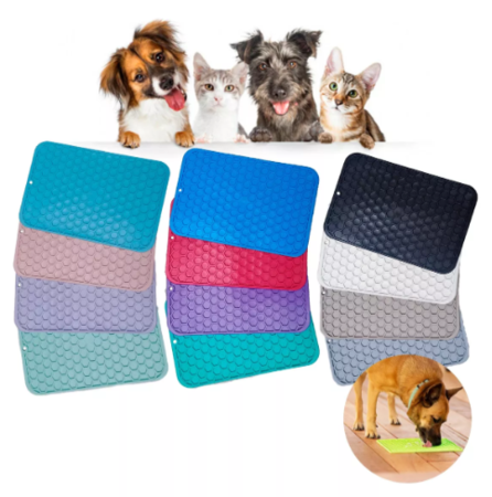 Alfombra De Lamer Antiestrés Perros Y Gatos Silicona CELESTE