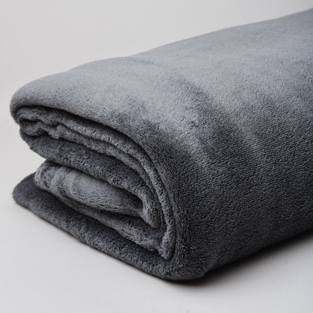 Frazada super suave 1 plazas y media GRIS