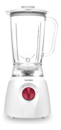 Licuadora Sansei 450w 2vel+ Pulsador 1.25 Lts Jarra Plastica