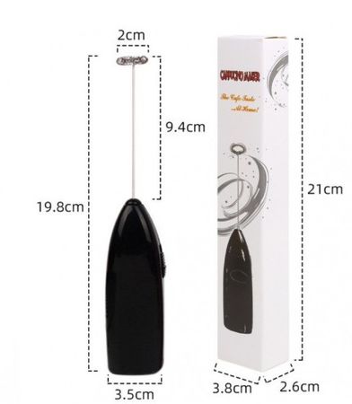 Batidor de leche +2 jarros grandes Coffee