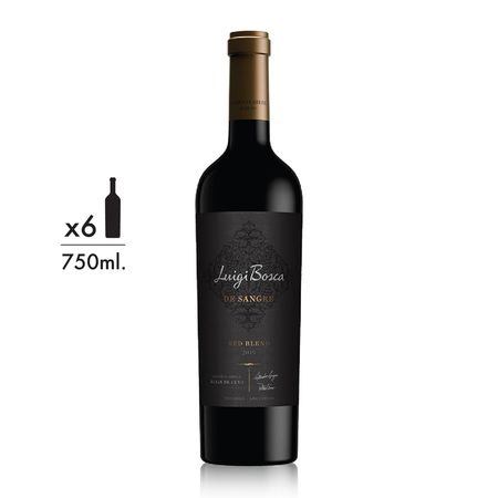 Vino Tinto Luigi Bosca de Sangre Red Blend Caja x 6