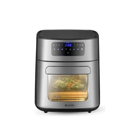 Freidora De Aire Suono Digital 10l 1700w 8 Programas 6 Accesorios Hog0