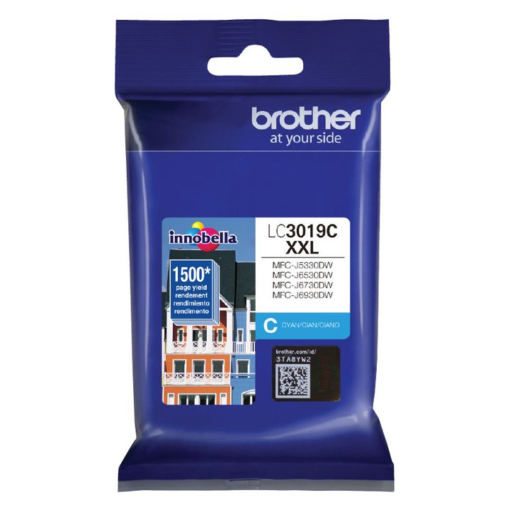 Cartucho Brother LC3019 Tinta Cian - Vista 1
