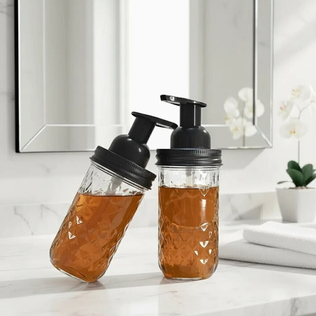 Dispenser Dosificador Jabón Espuma - Ahorro - Glass 350cc