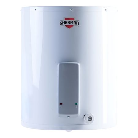 Termotanque Electrico De Colgar Sherman 55 Litros Blanco