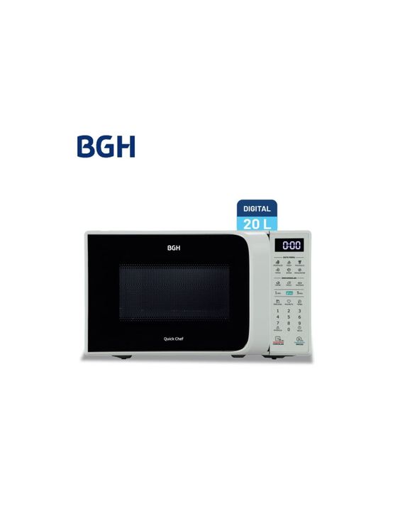 MICROONDAS BGH B120DB20I DIGITAL 20LT - Vista 3