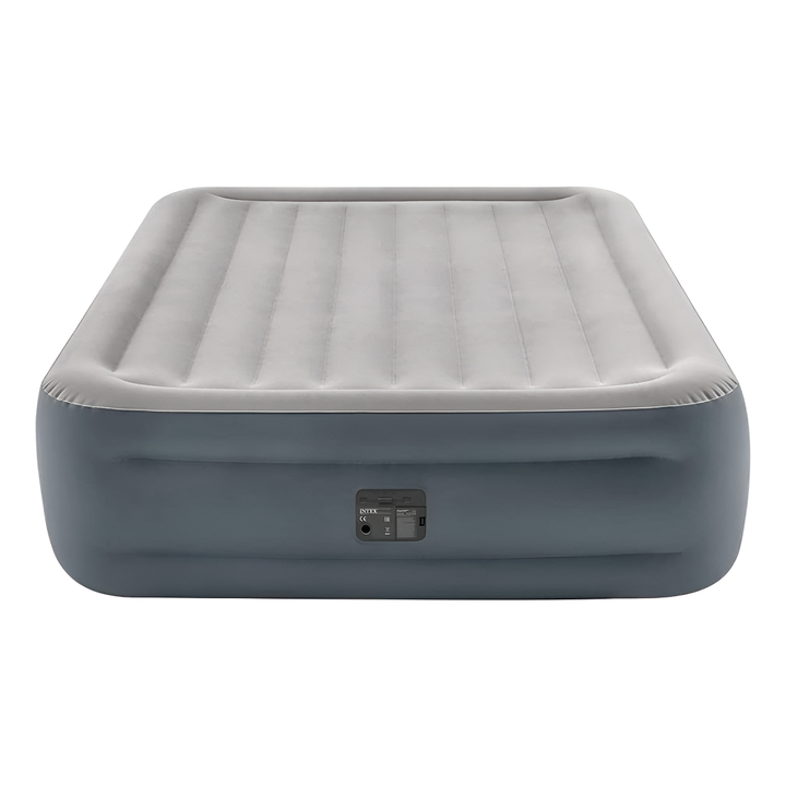 Colchon Inflable Electrico Durabeam Intex 64126 Fibertech Gris - Vista 1