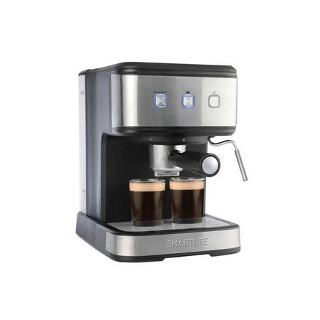 Cafetera Express Smartlife SLEC8501 Negra y Plata