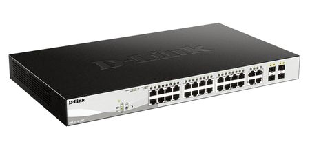 D-LINK SWITCH DGS-1210-28P 24 10/100/1000BASE-T POE 4 100/1000