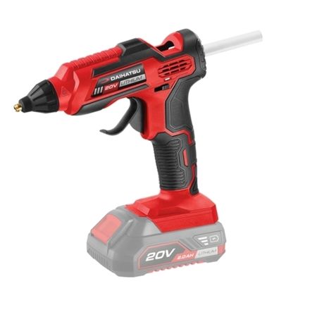 Pistola Pegar Silicona Inalambrica 20v Daihatsu - Sin bateria y sin cargador